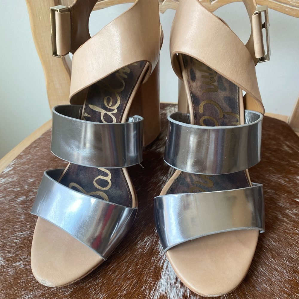 Sam Edelman Metallic/leather Sandals